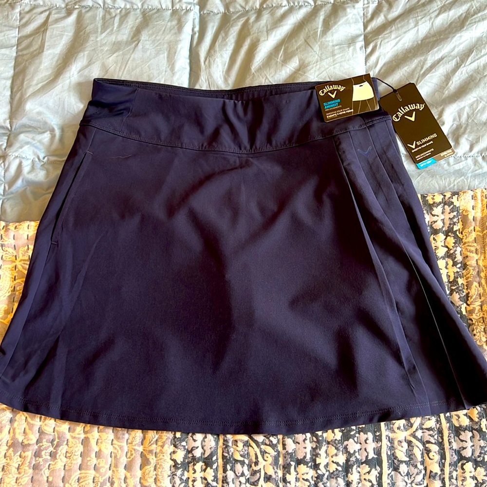 Callaway Navy Blue Golf Skirt Skort Shorts womens size small